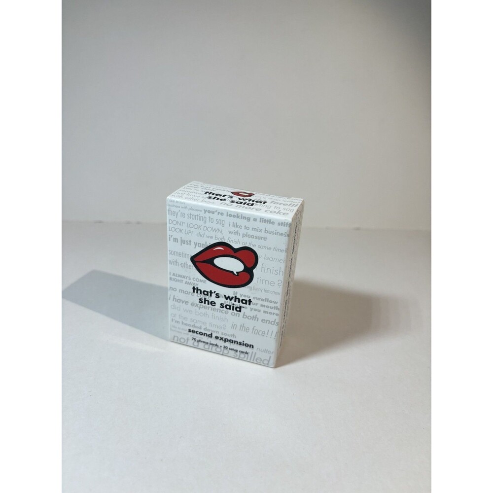 Sealed Box - That's What She Said Game Second Expansion Adult Card Game